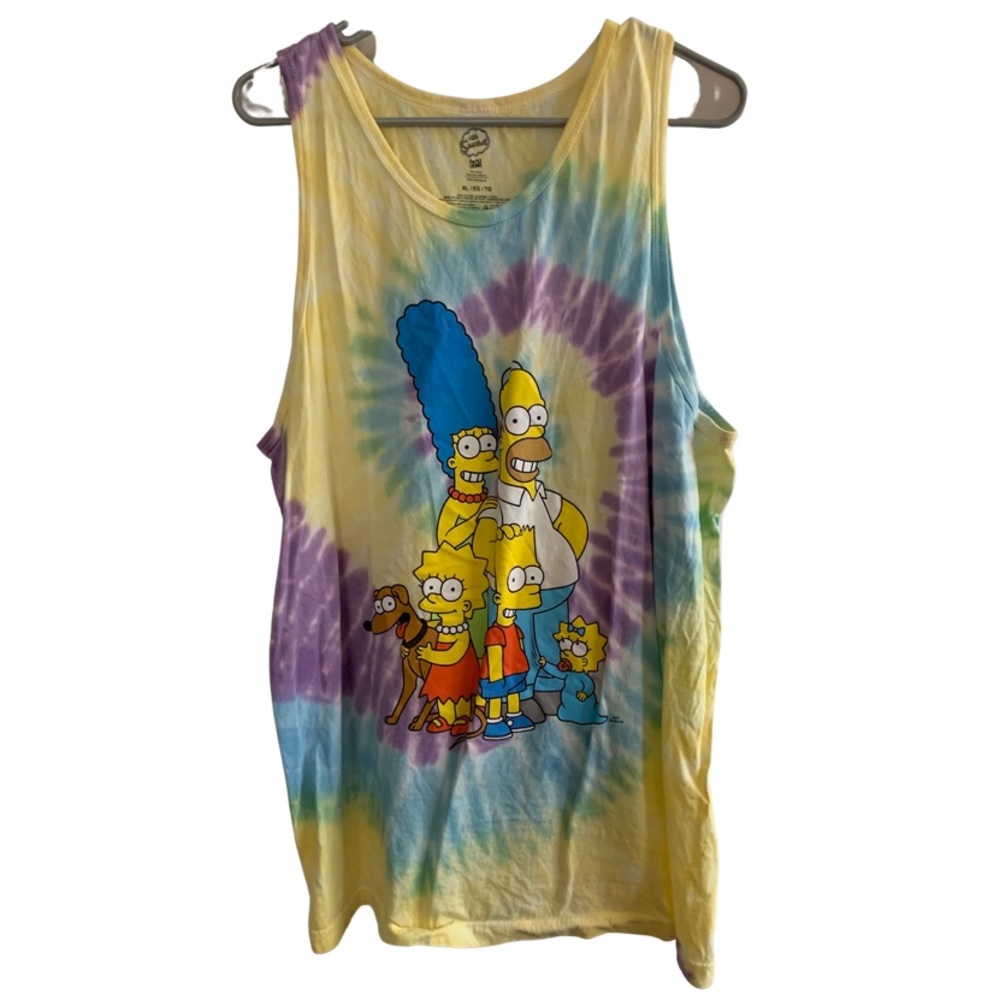 Simpsons Tie Dye Tank